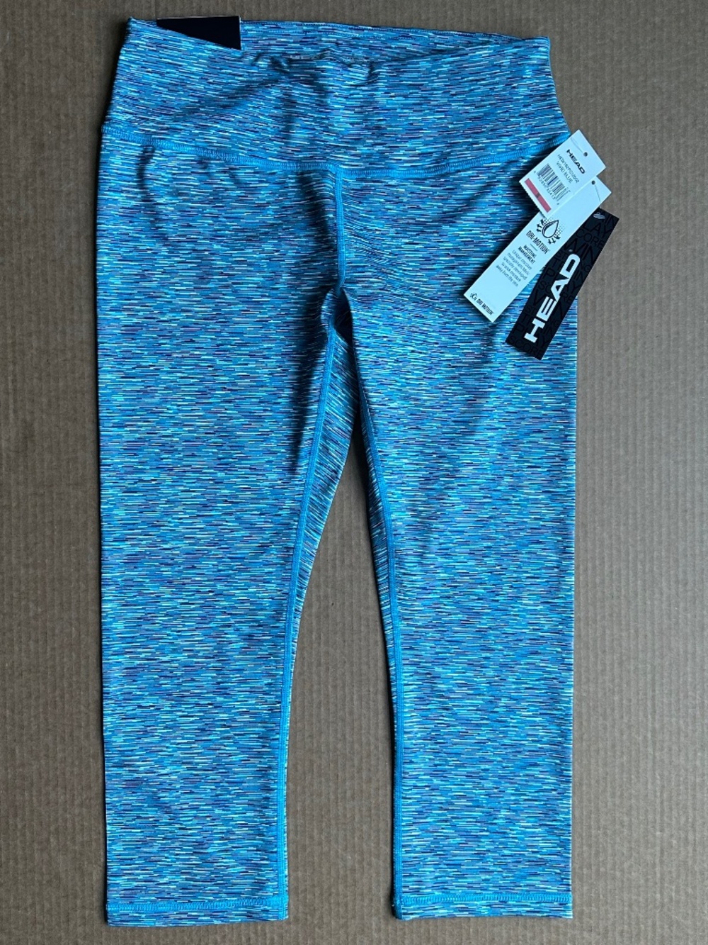 HEAD High Waisted Dri-Motion Athletic Sport Leggings - Size S
